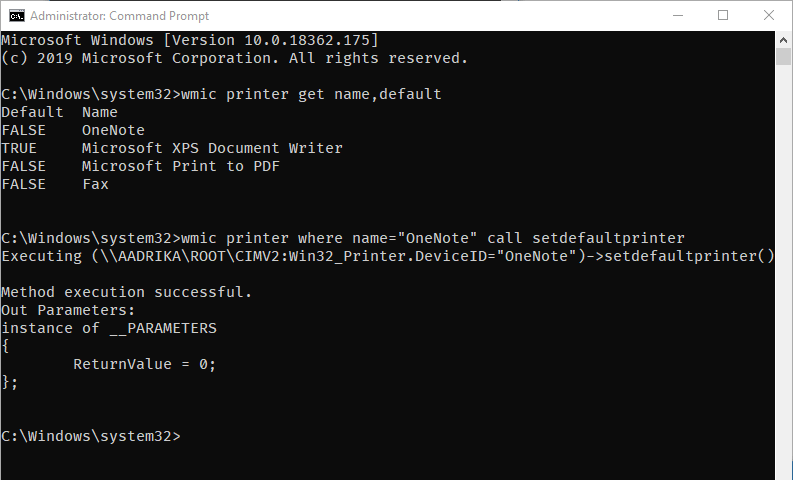 Windowsデフォルトプリンタ09